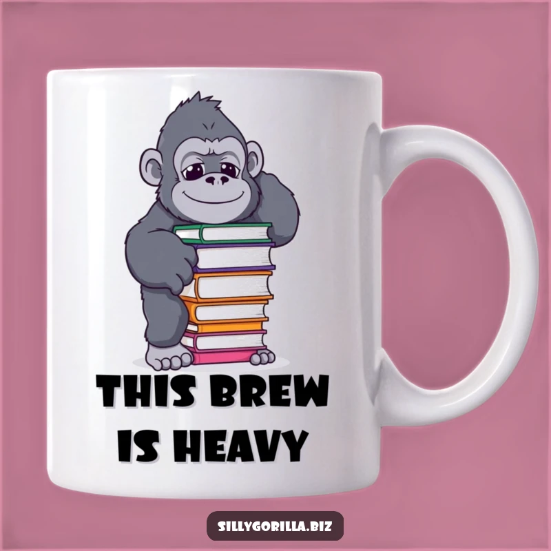 Funny Gorilla Coffee Mug: Hilarious Primate Balancing Act Gift for Coffee Lovers