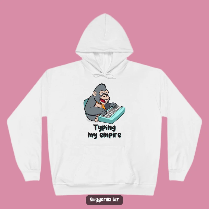 Funny Gorilla Office Hoodie: Cozy and Hilarious Wearable Joke Gift